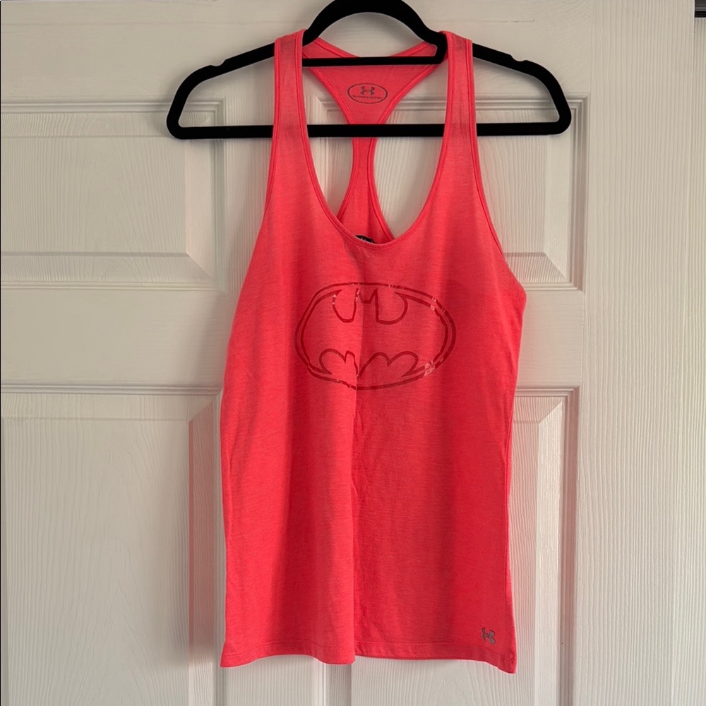 Under Armour Pink Batman Tank Top
